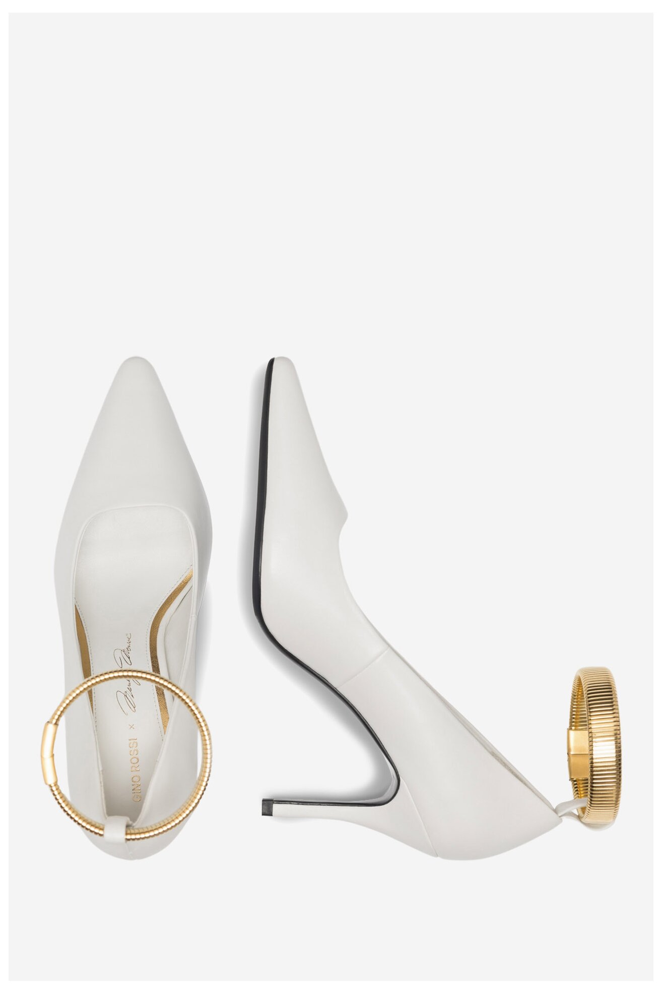 Pantofi cu toc Gino Rossi SUGAR-SLT625-62 ALB