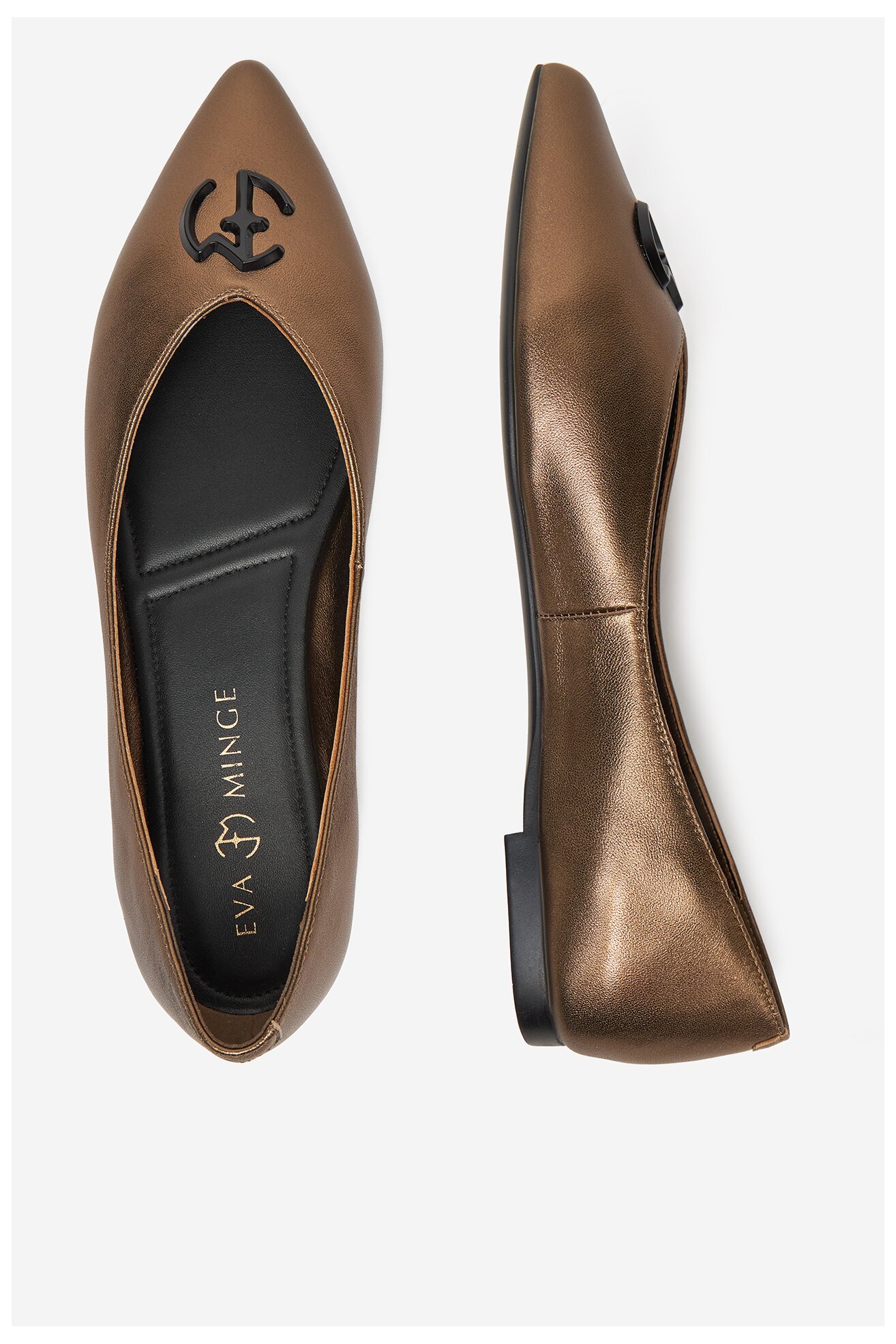 Балерина EVA MINGE LEILA-SLT14086-1 ЗЛАТИСТ