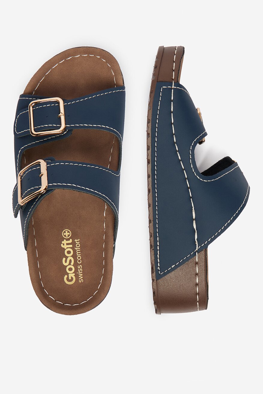 
                Шльопанець Go Soft ТЕМНО-СИНІЙ - 5906751936344