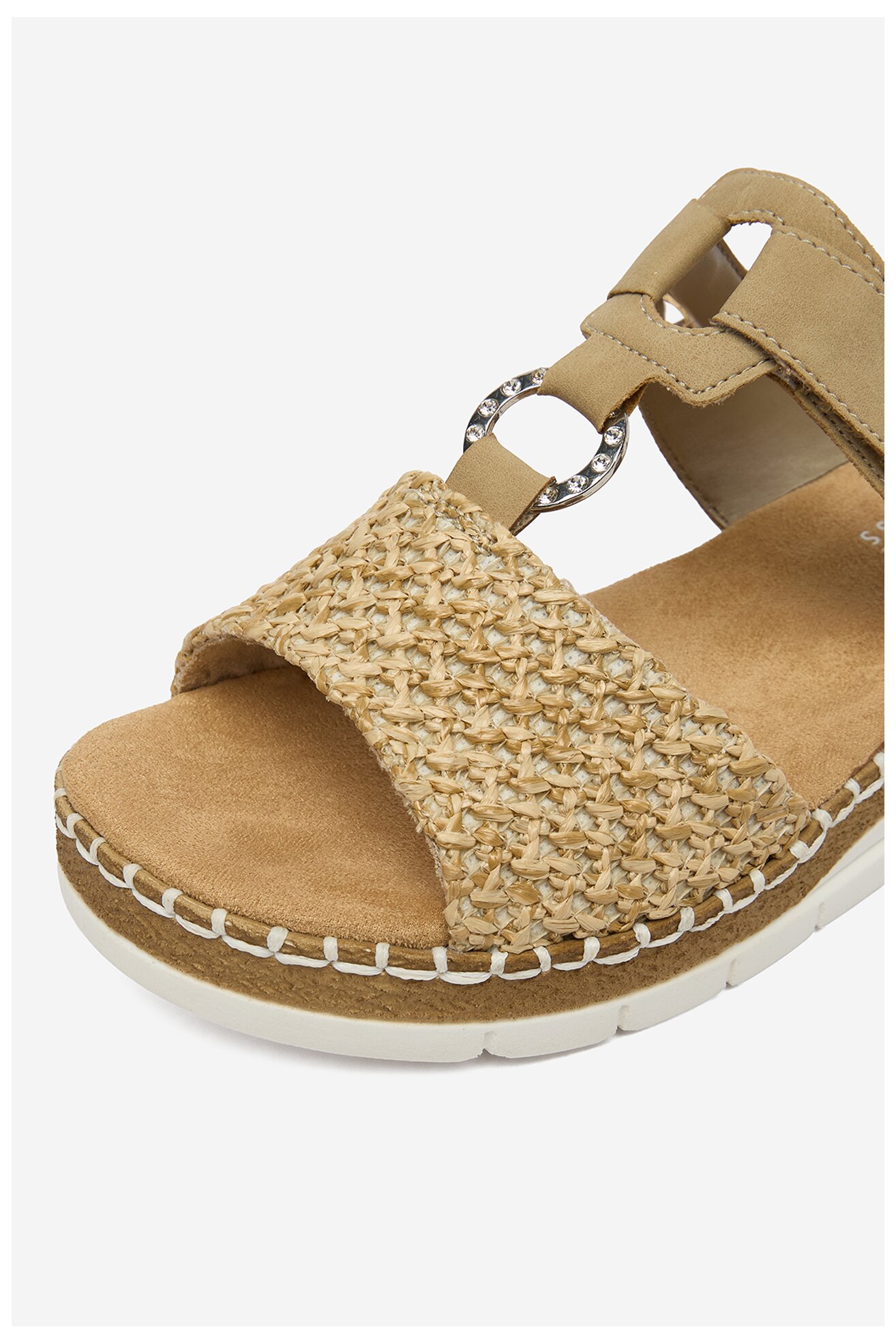 Klapki Rieker CEO-V1243-60 Beżowy