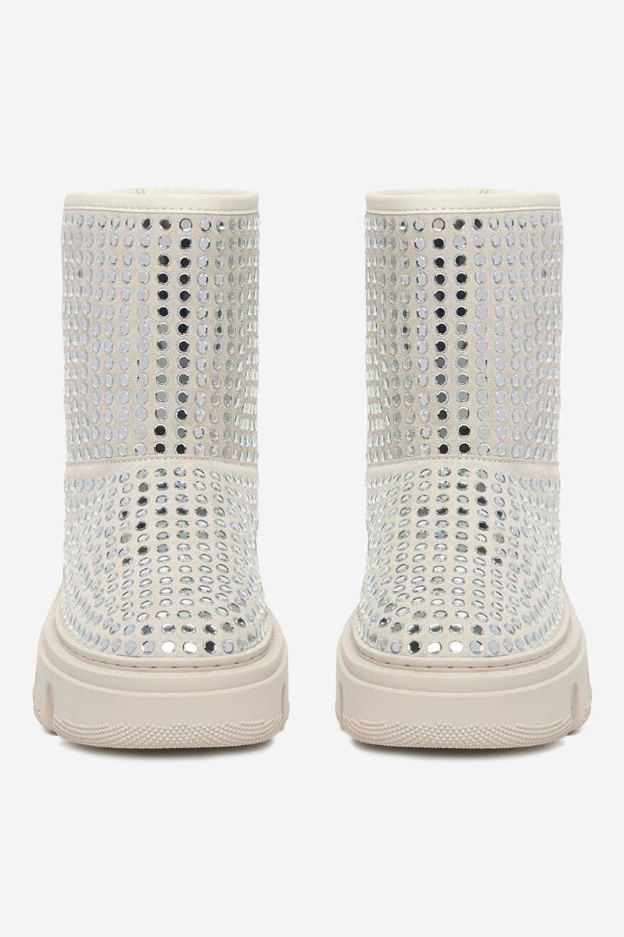 
                EVA MINGE - Śniegowce skórzane ocieplane - 5906751324974