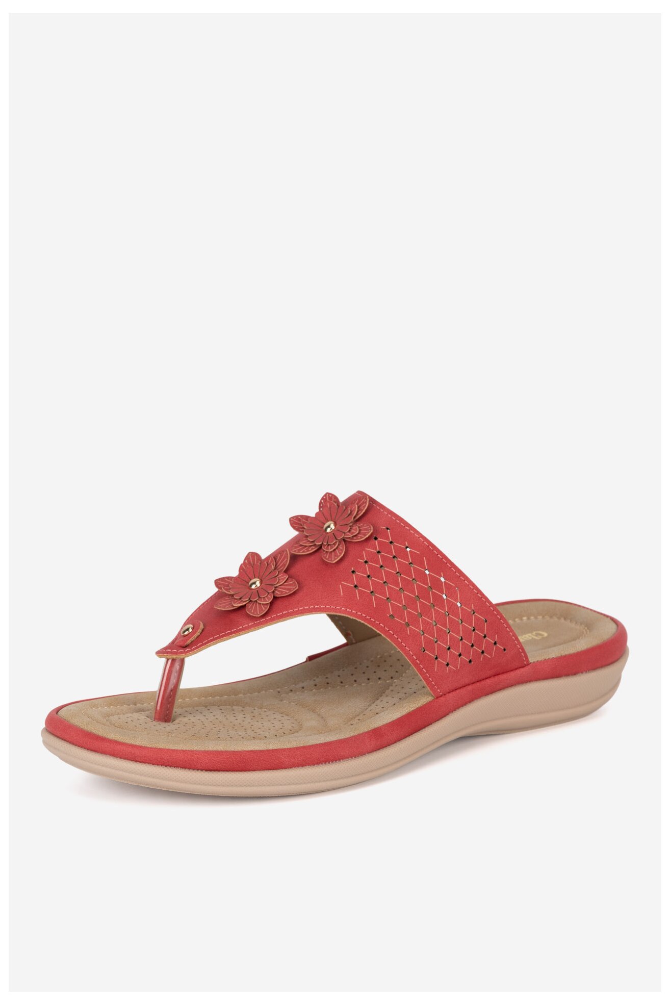 Klapki Clara Barson WYL0510-26 Czerwony