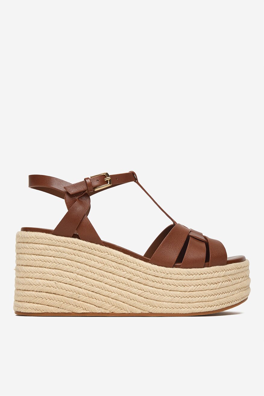 Badura - Espadryle skórzane - 5906751671115