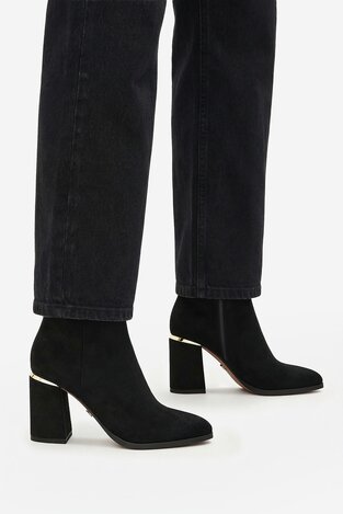 Kratke čizme NINE WEST CEO-JASMIN-01 CRNA