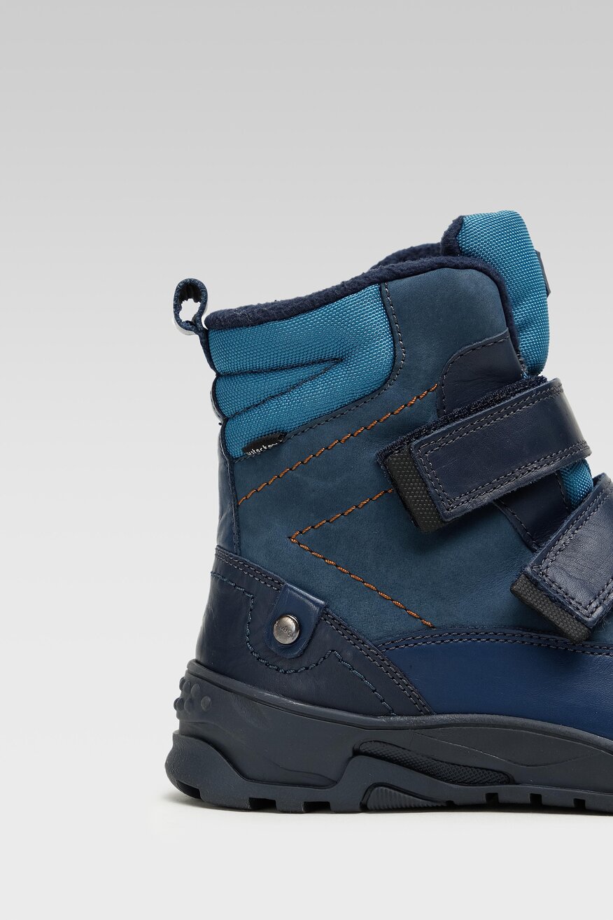 
                Twisty - Skórzane trzewiki granatowe - 5904248101312