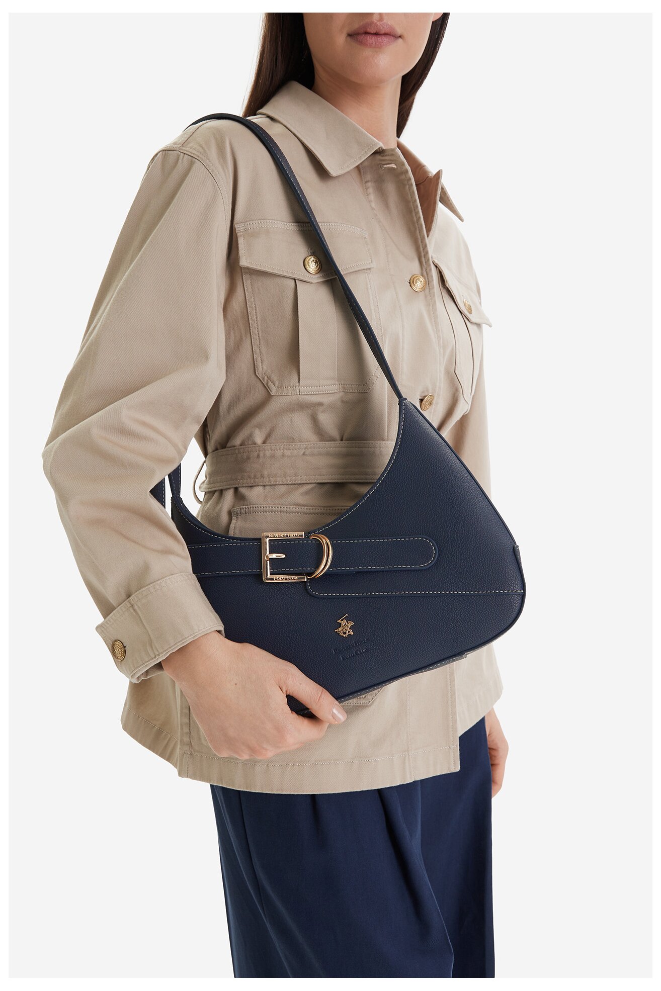 Kézitáska Beverly Hills Polo Club CEO-BHPC-C-018-09 SÖTÉTKÉK