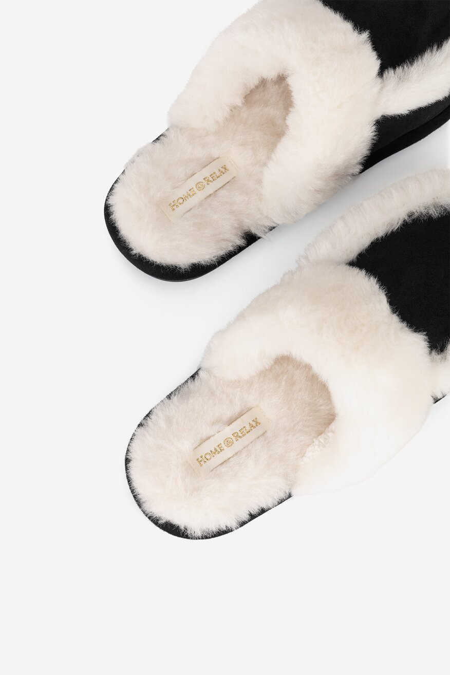 Papuci de casă Home&Relax NEGRU - 5903419637049