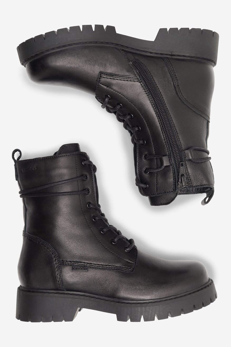 
                Šněrovací vyšší obuv Lasocki Young ČERNÁ - 5905588117087