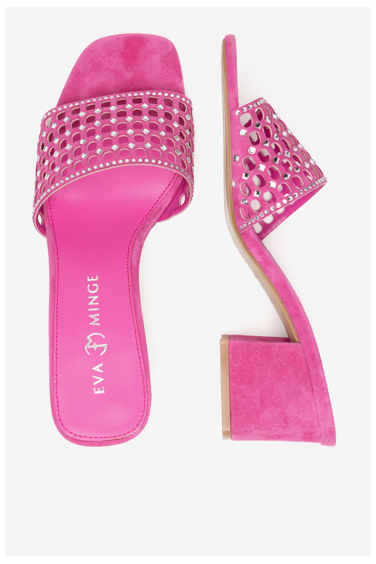 Șlapi EVA MINGE VERA-1559-2-1 ROZ ÎNCHIS