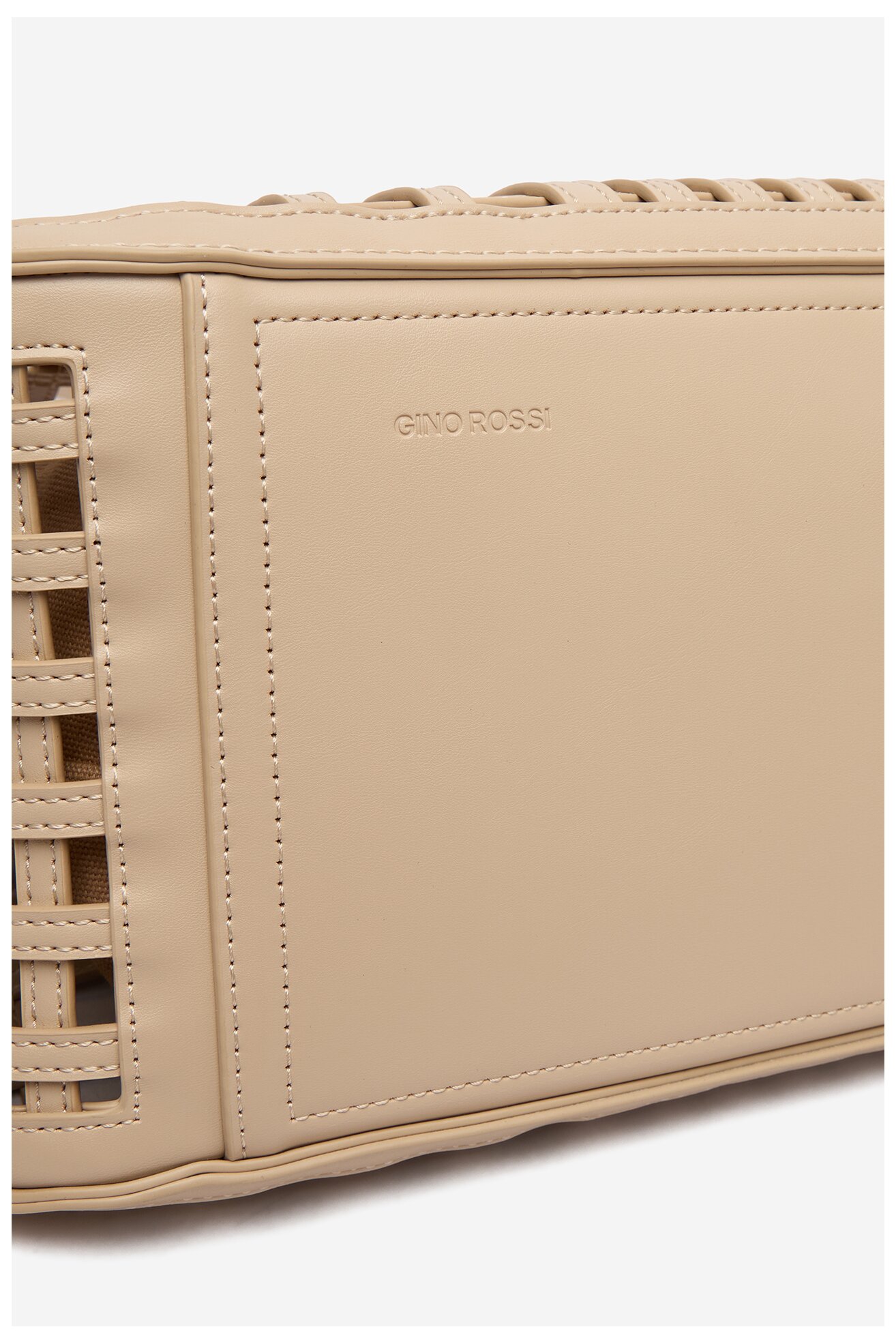 Сумка З Ремінцем Gino Rossi EO-LDA9109 БЕЖЕВИЙ
