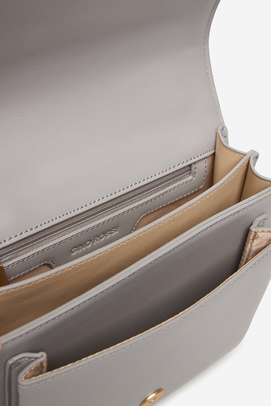 
                Сумка З Ремінцем Gino Rossi СВІТЛО-СІРИЙ - 5906751624531