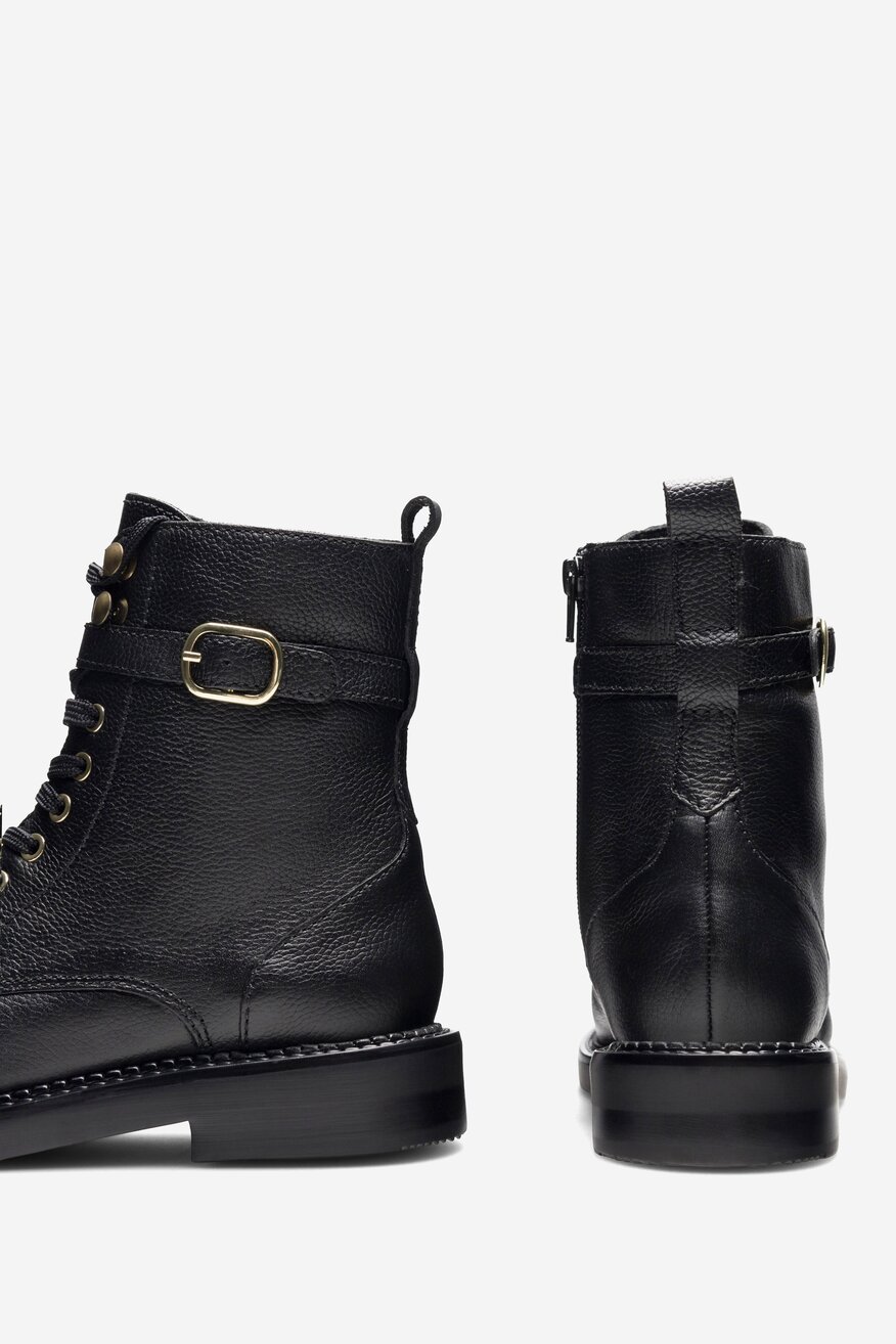 Lasocki - Trzewiki skórzane ocieplane - 5905588100737