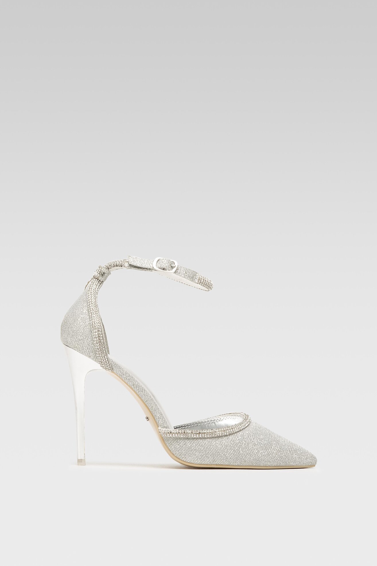 Czółenka DeeZee LAAB4503-A2 Srebrny