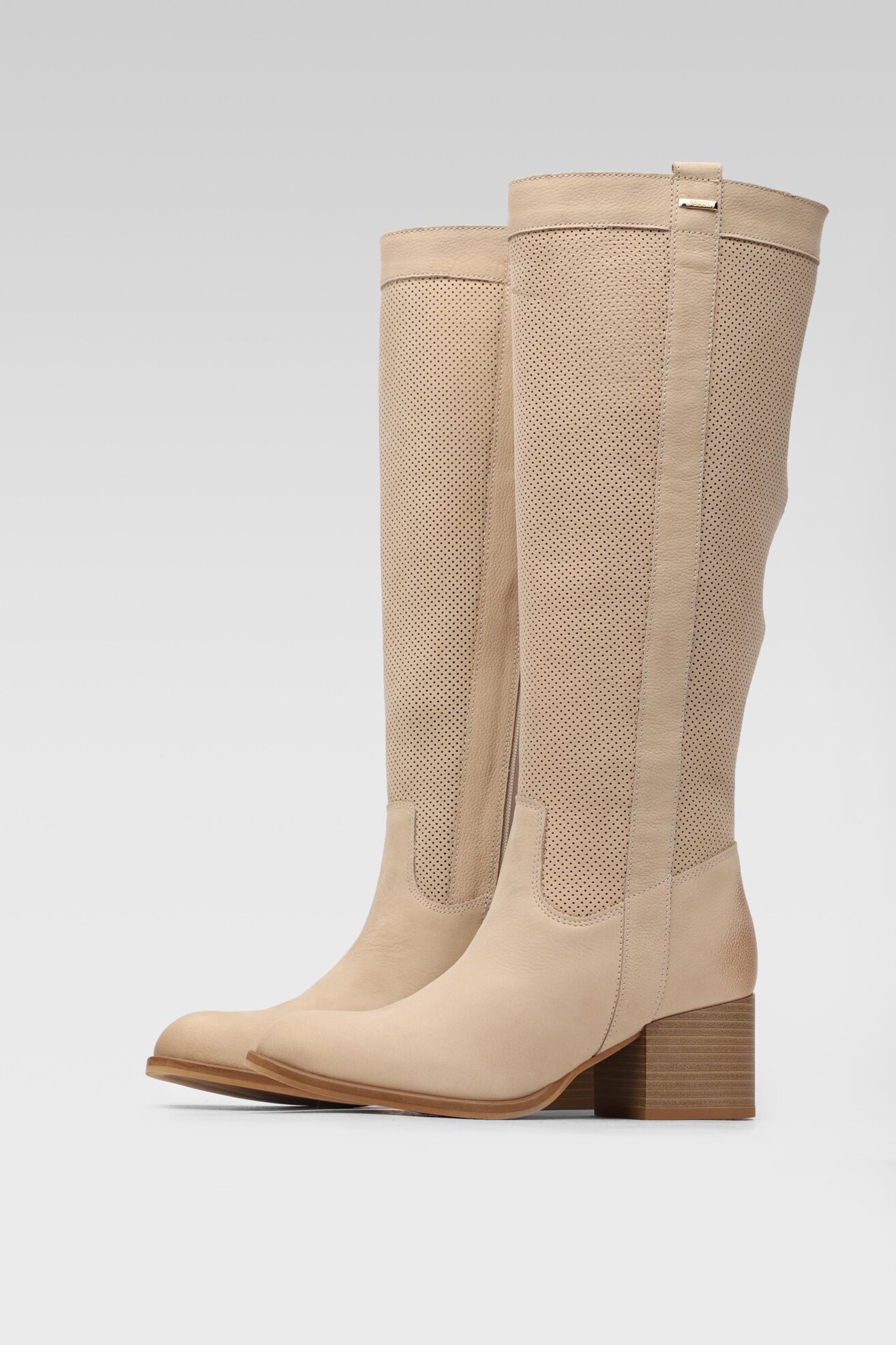 Kozaki Lasocki 859-01 Beżowy