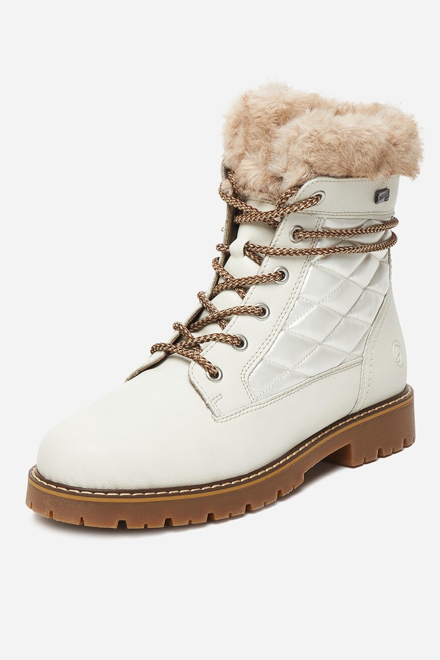 Remonte - Trzewiki skórzane ocieplane - 2230085560979