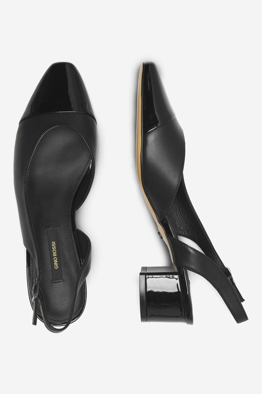 Елегантни обувки Gino Rossi ЧЕРЕН - 5905588352761