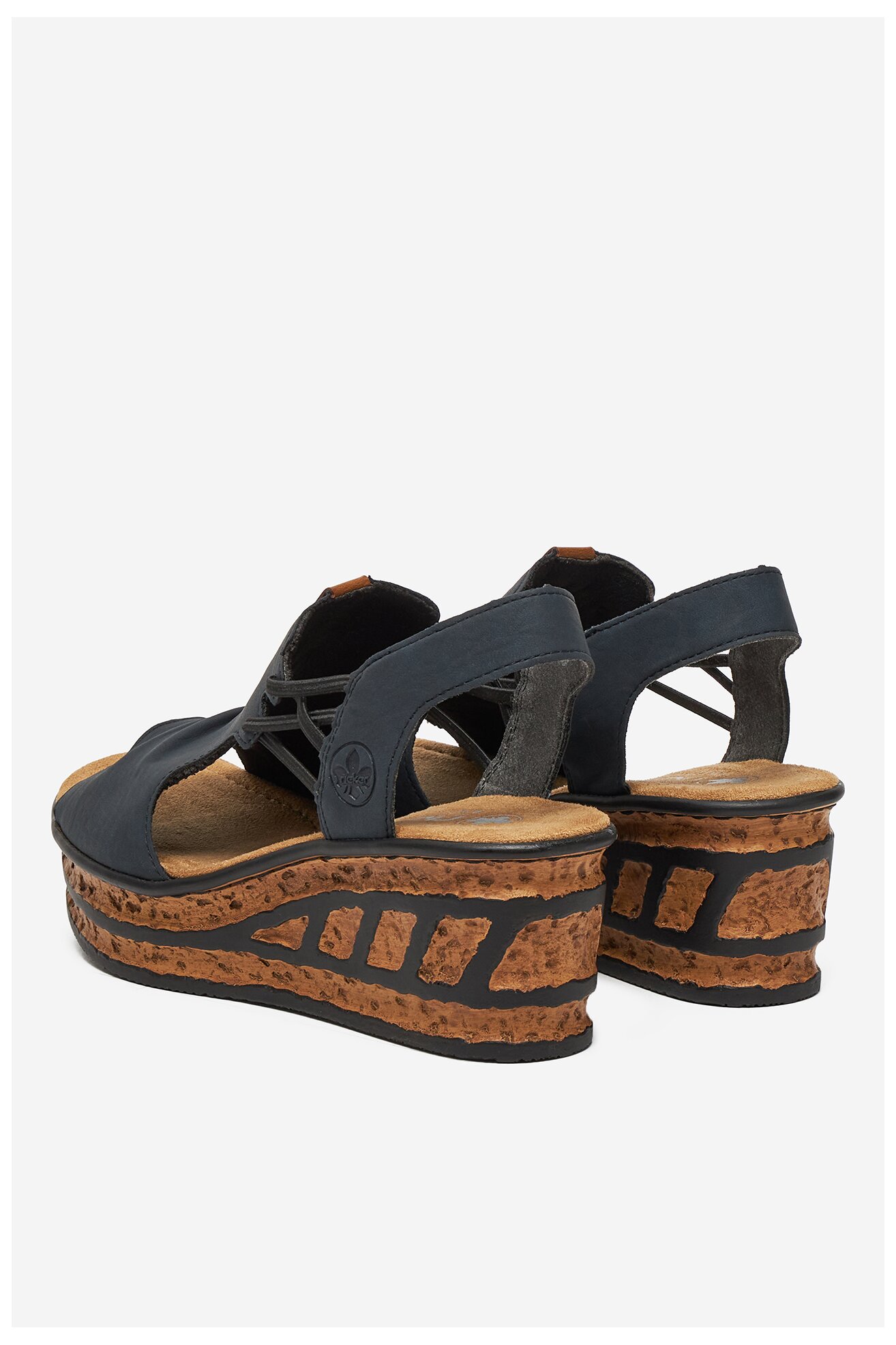 Sandały Rieker CEO-68175-14 Granatowy ciemny