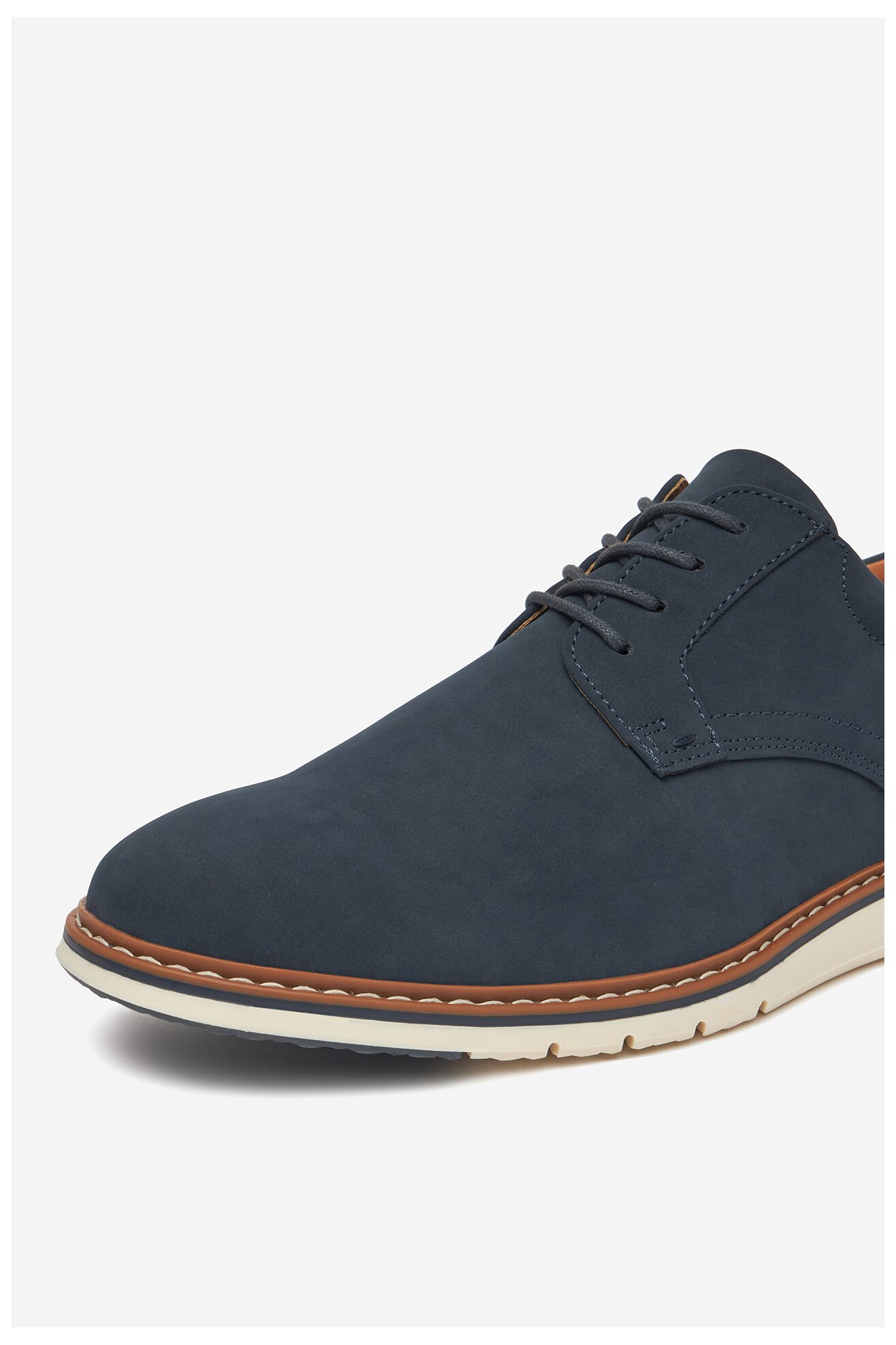 Półbuty Lanetti 123AM1857 Granatowy