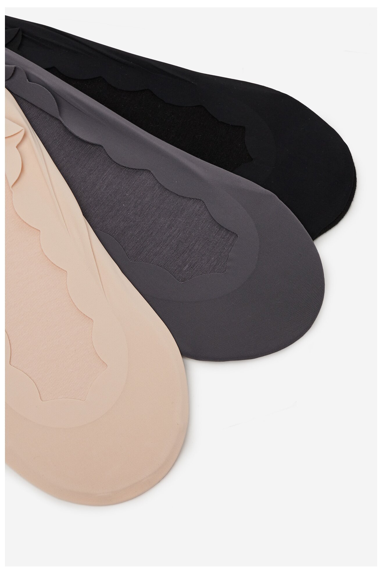 Skarpetki NINE WEST LA_NW_4WB_009_SS25 (3-PACK) BKACK/MIX Czarny