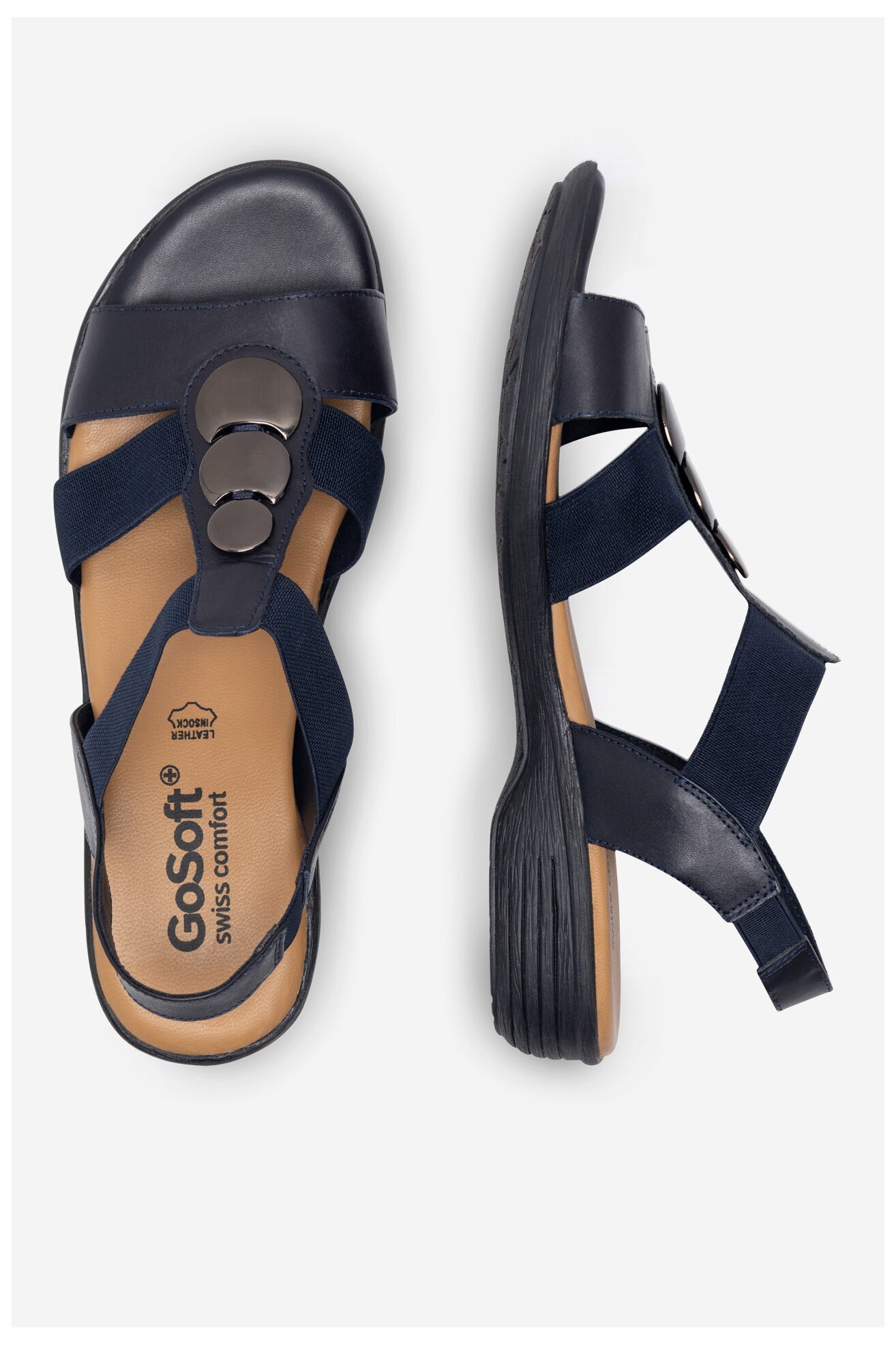 Szandál Go Soft WI16-956-08 SÖTÉTKÉK