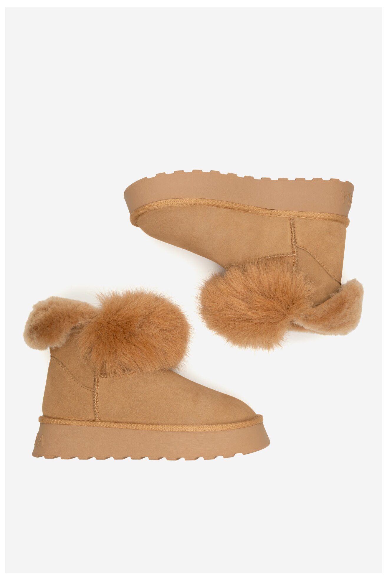 Kratke čizme Badura WFA3081-1 KAMEL