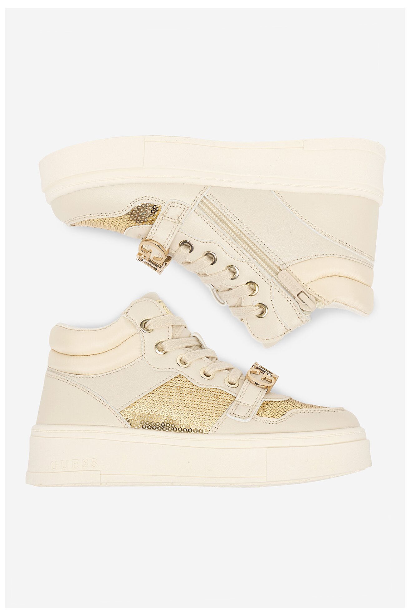 Sneakers GUESS CEOWB-AVO-357-05 Złoty