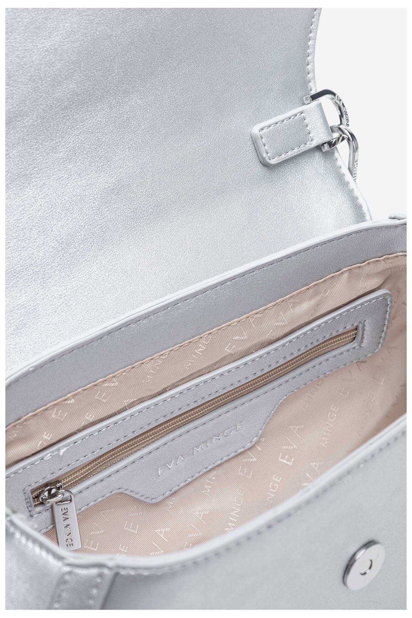 Дамска чанта EVA MINGE TYL00522 СРЕБРИСТ