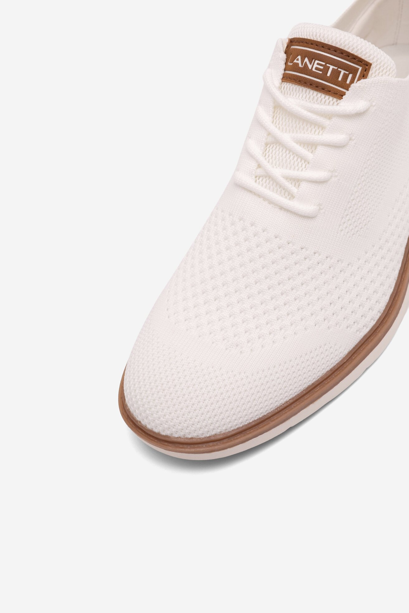 Półbuty Lanetti MP07-21796-01 Biały