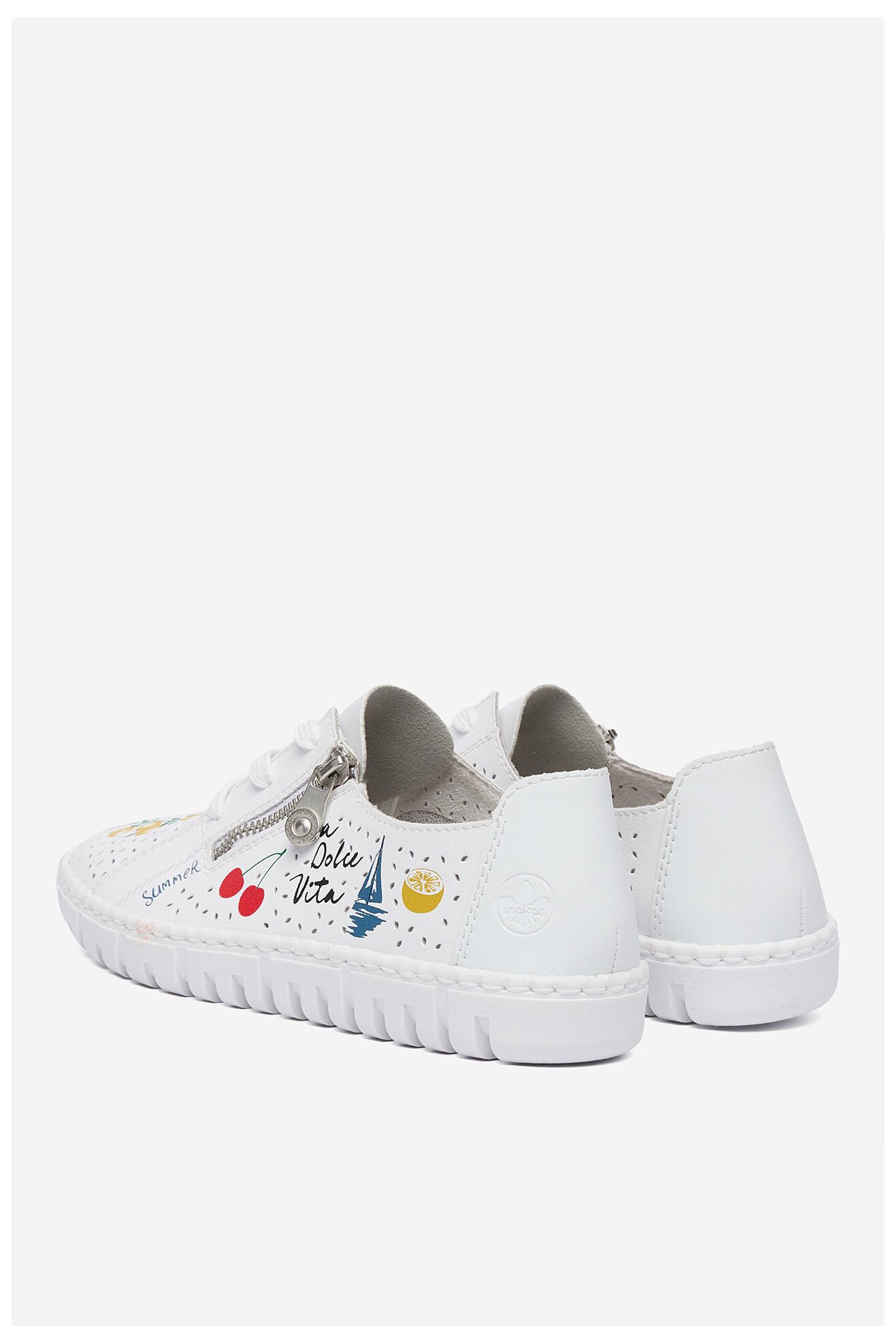 Półbuty Rieker CEO-M2310-80 Biały