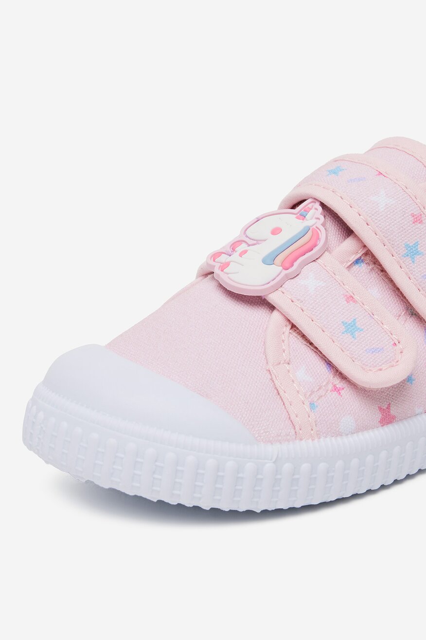 Pantofi pânză PEPPA PIG ROZ DESCHIS - 5903698721811