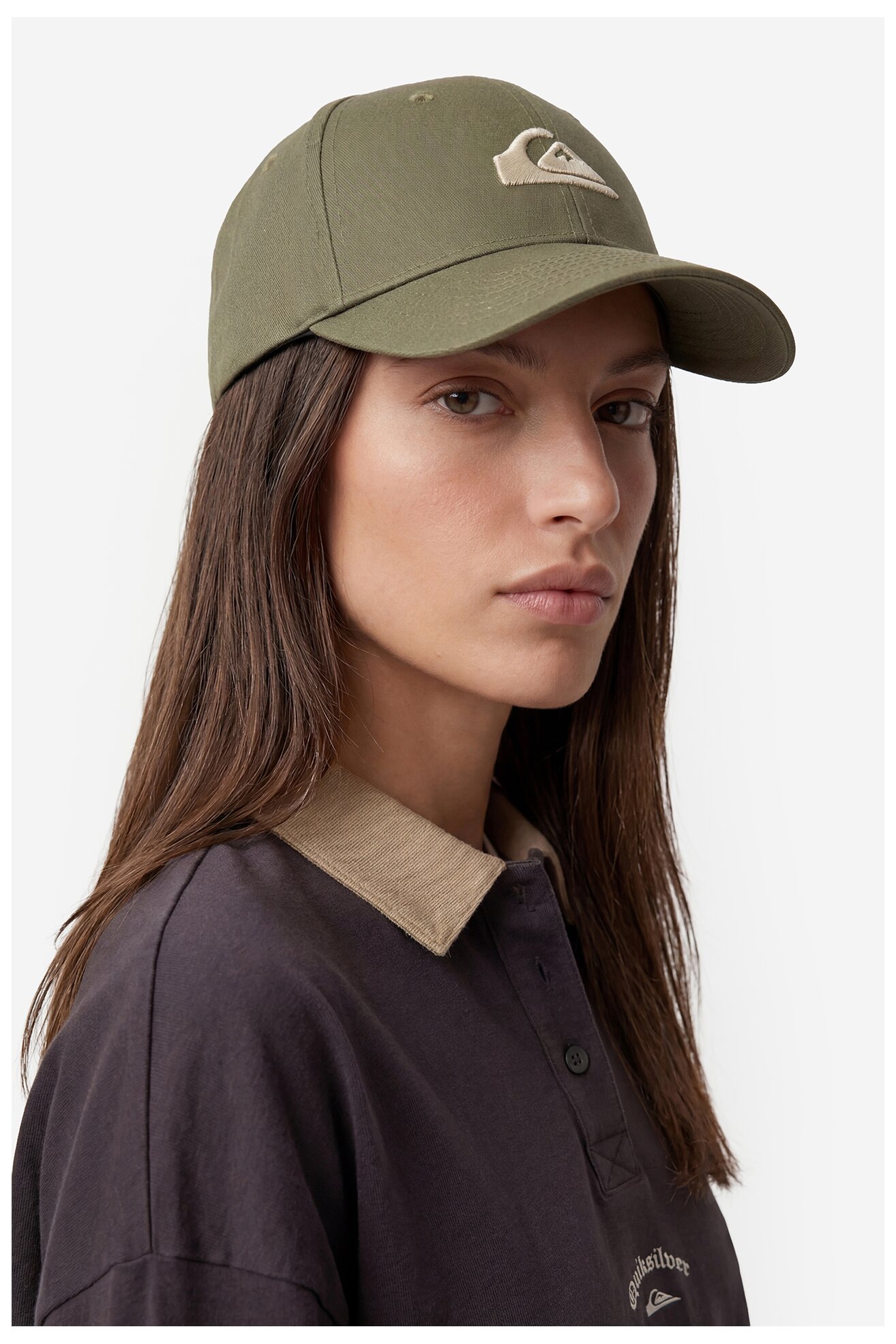 Czapka z daszkiem QUIKSILVER WB-QS-M3-001-SS26 Khaki