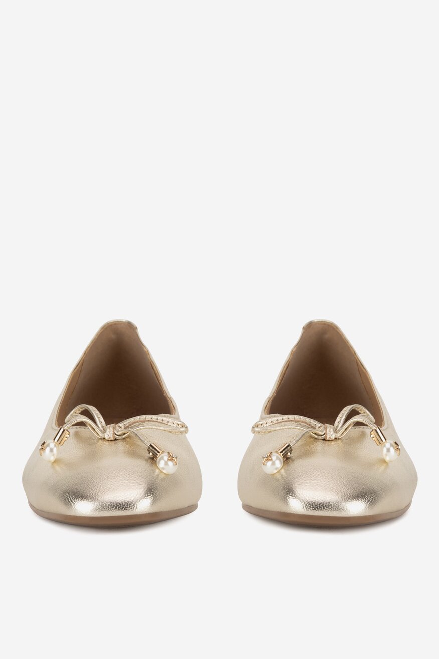 
                Lasocki - Baleriny skórzane - 5903698602974