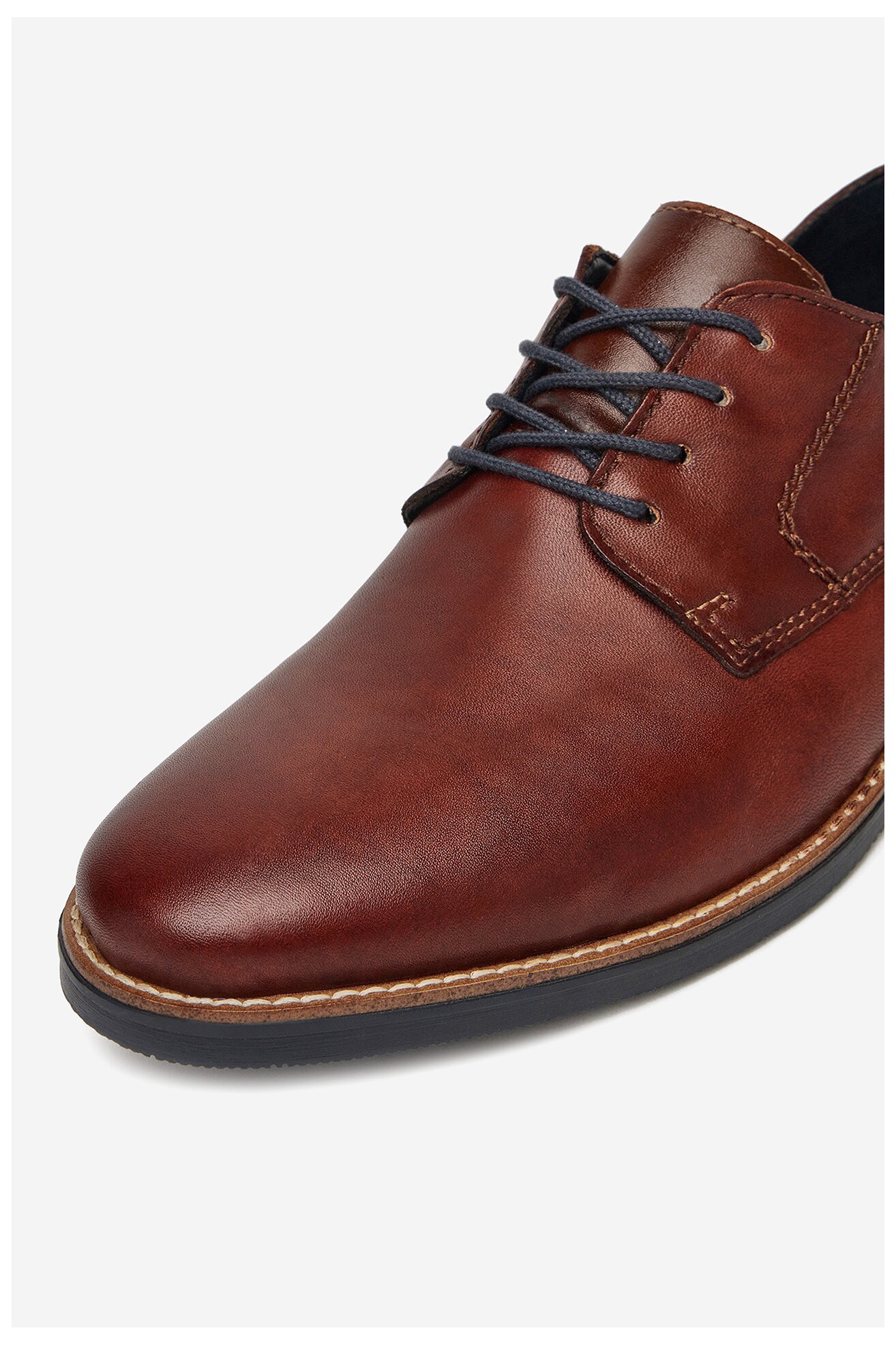 Półbuty Rieker 13519-24 Brązowy ciemny