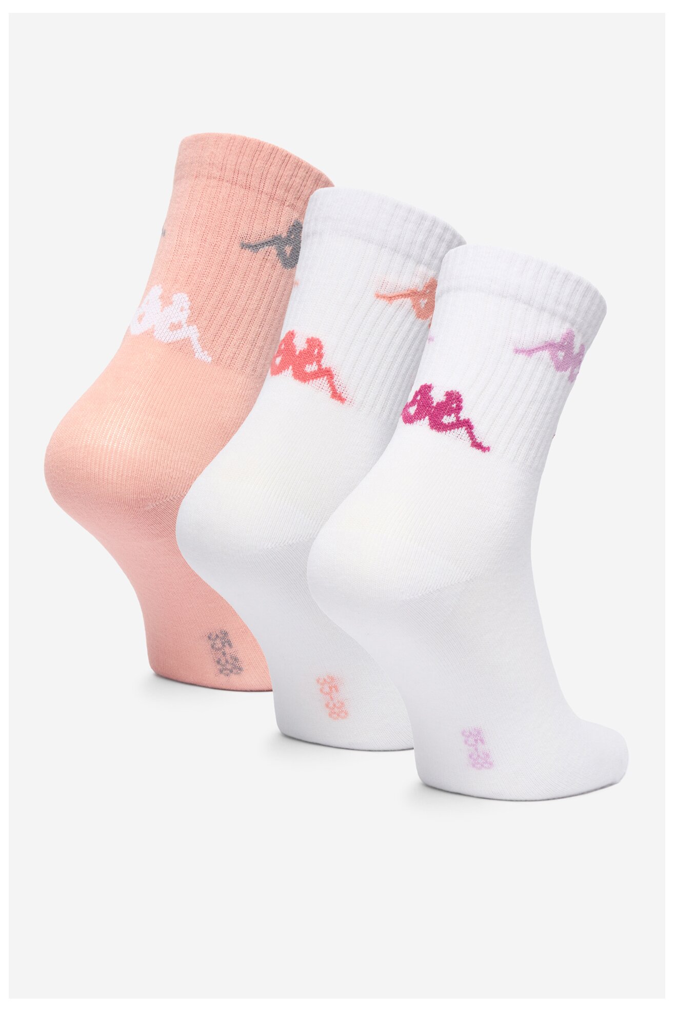 Шкарпетка Kappa CEO_KR_KAPPA_001_W_AW25 (3 -PACK) БІЛИЙ