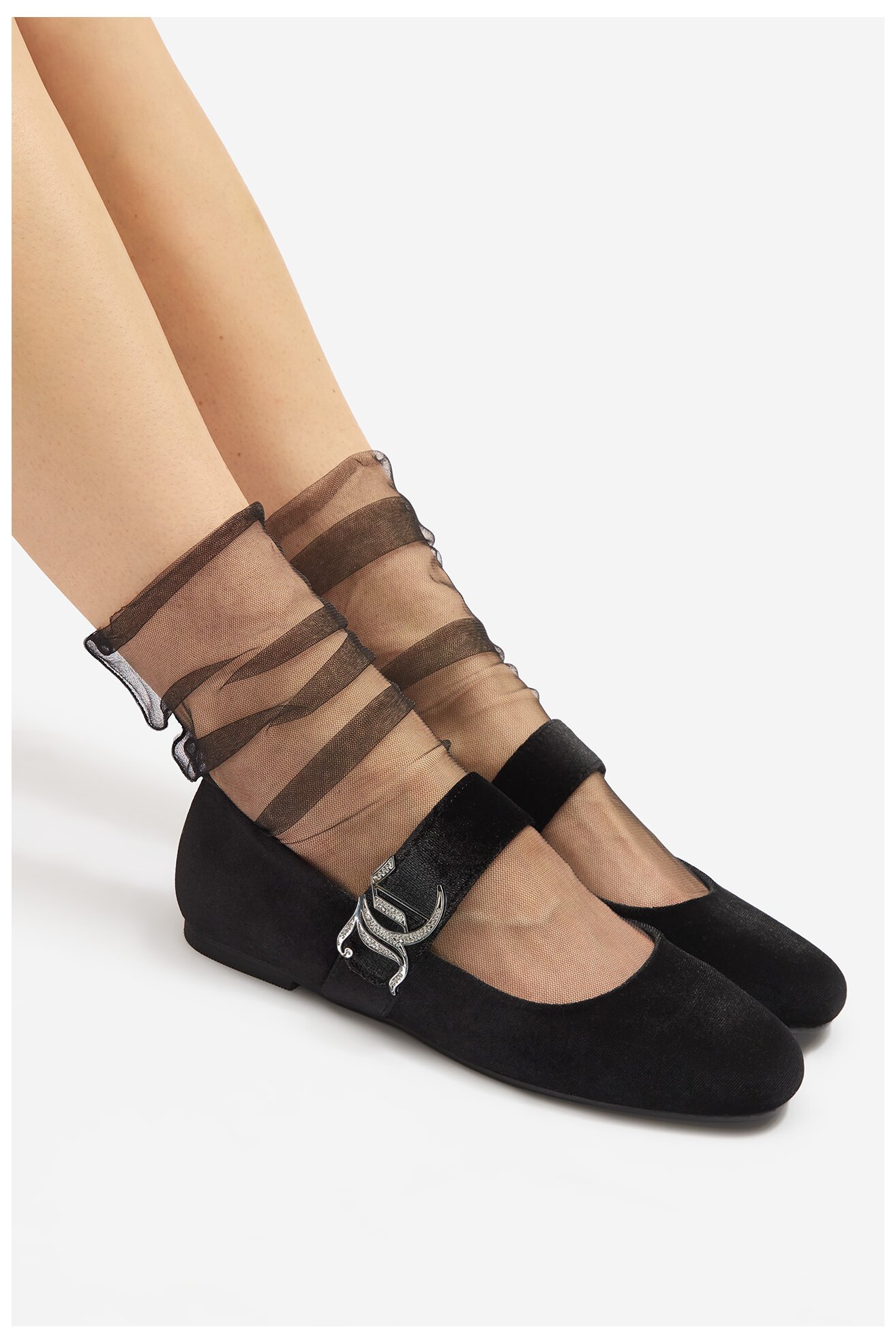 Baleríny Juicy Couture WS23499-01A ČERNÁ