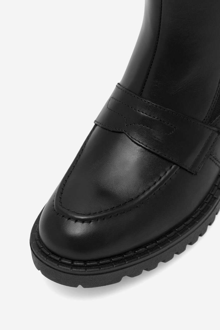 Sergio Bardi - Botki skórzane ocieplane - 5905588162162