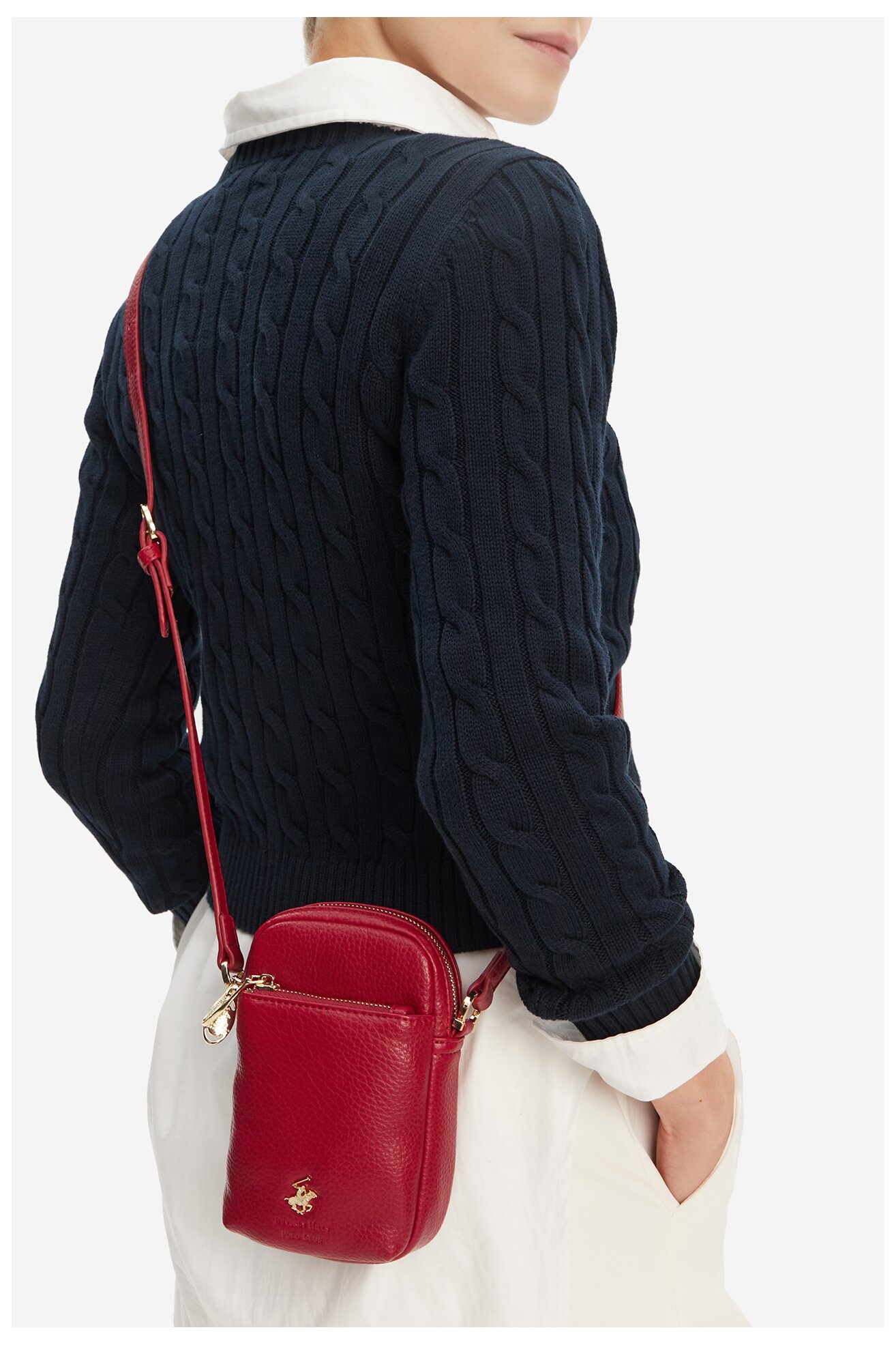 Torebka Beverly Hills Polo Club C-BHPC-L-004-08 Czerwony