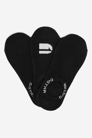 Шкарпетка G-STAR RAW AS_G-STAR_S_020_SS25 (3-PACK) ЧОРНИЙ