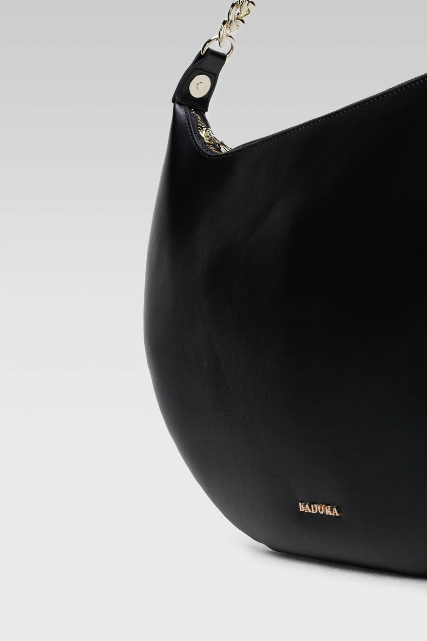 
                Badura - Torebka skórzana czarna - 5904248534974