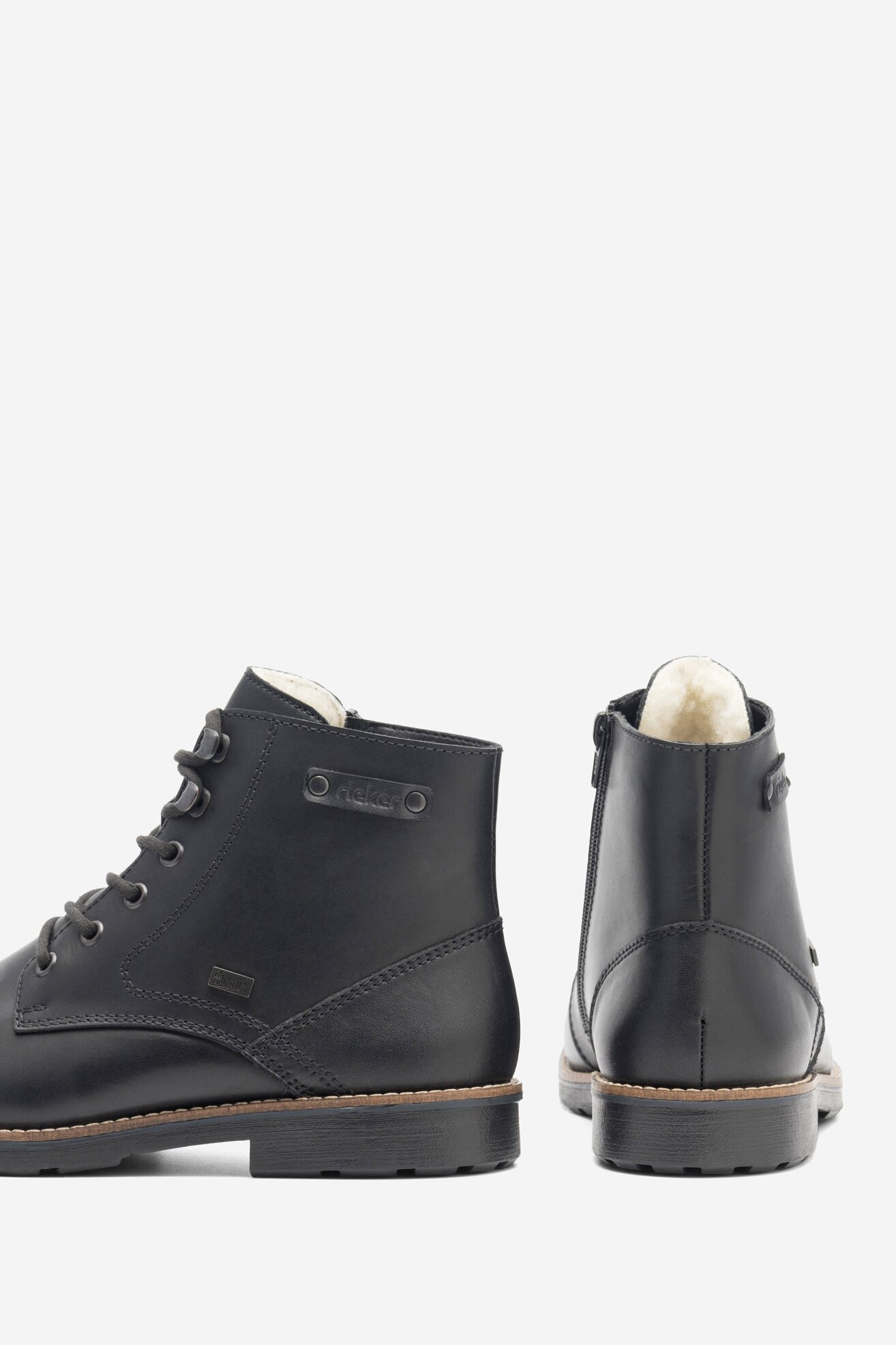 Csizma Rieker 15322-00 FEKETE