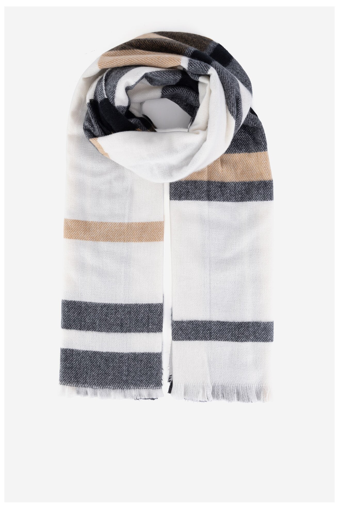 Ženski šal Jenny Fairy 4W4-008-AW24 BRAON