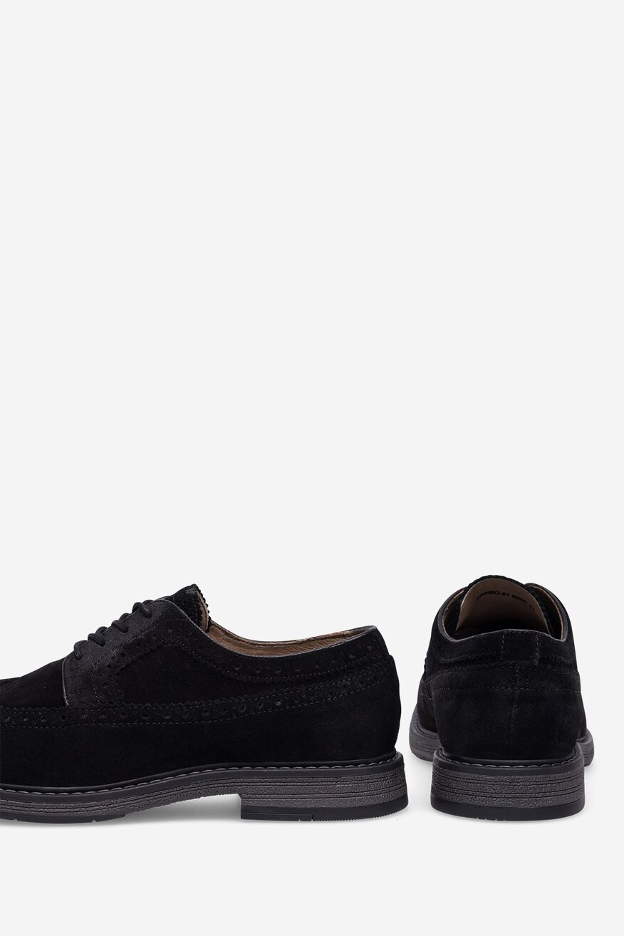 Gino Rossi - Półbuty zamszowe - 5905588553090