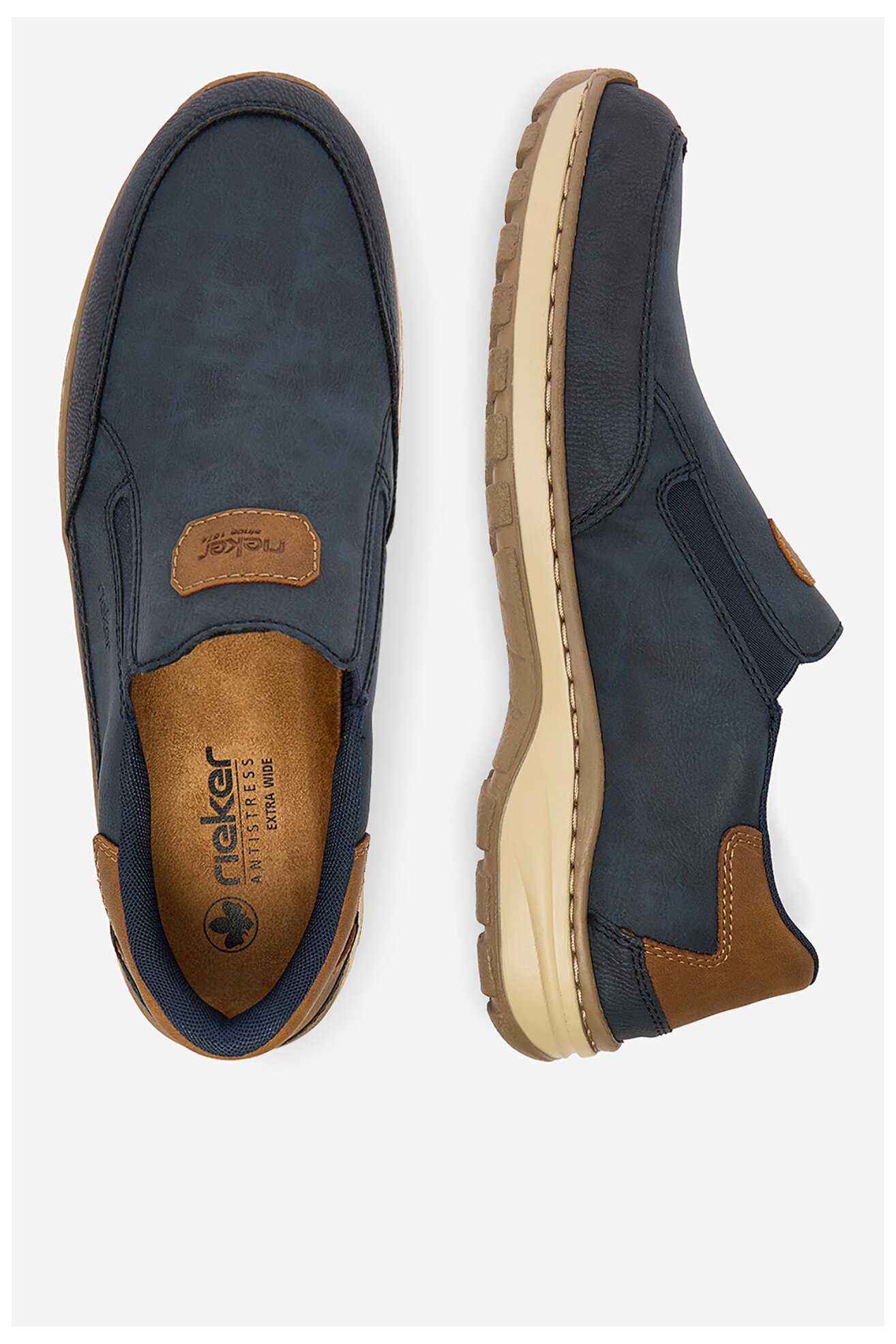 Félcipő Rieker CEO-03365-14 SÖTÉTKÉK