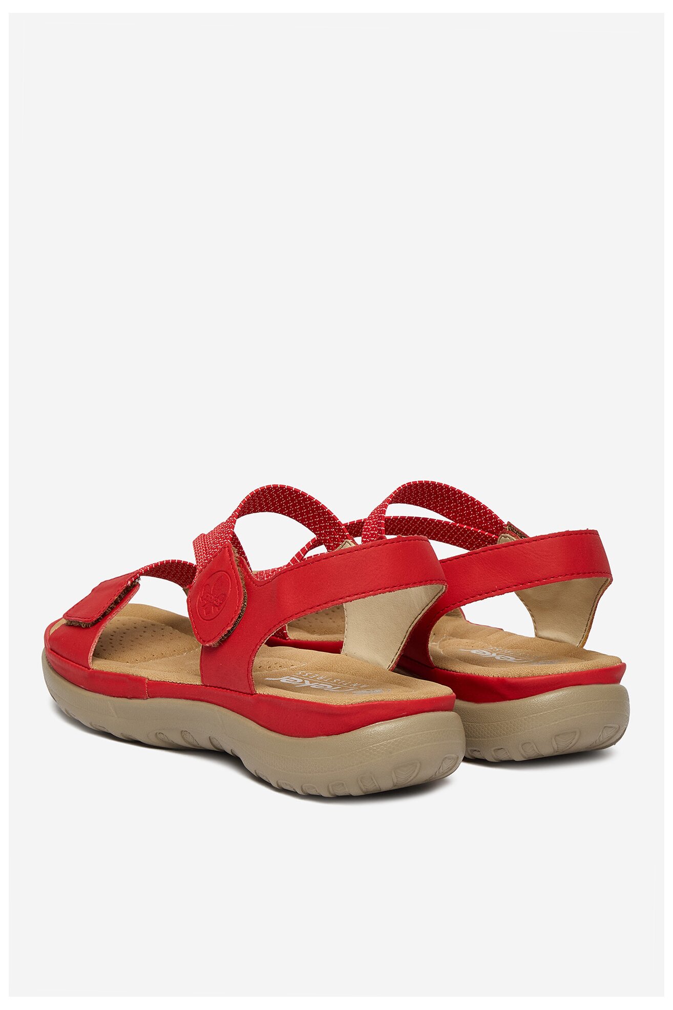 Sandały Rieker CEO-64870-33 Czerwony