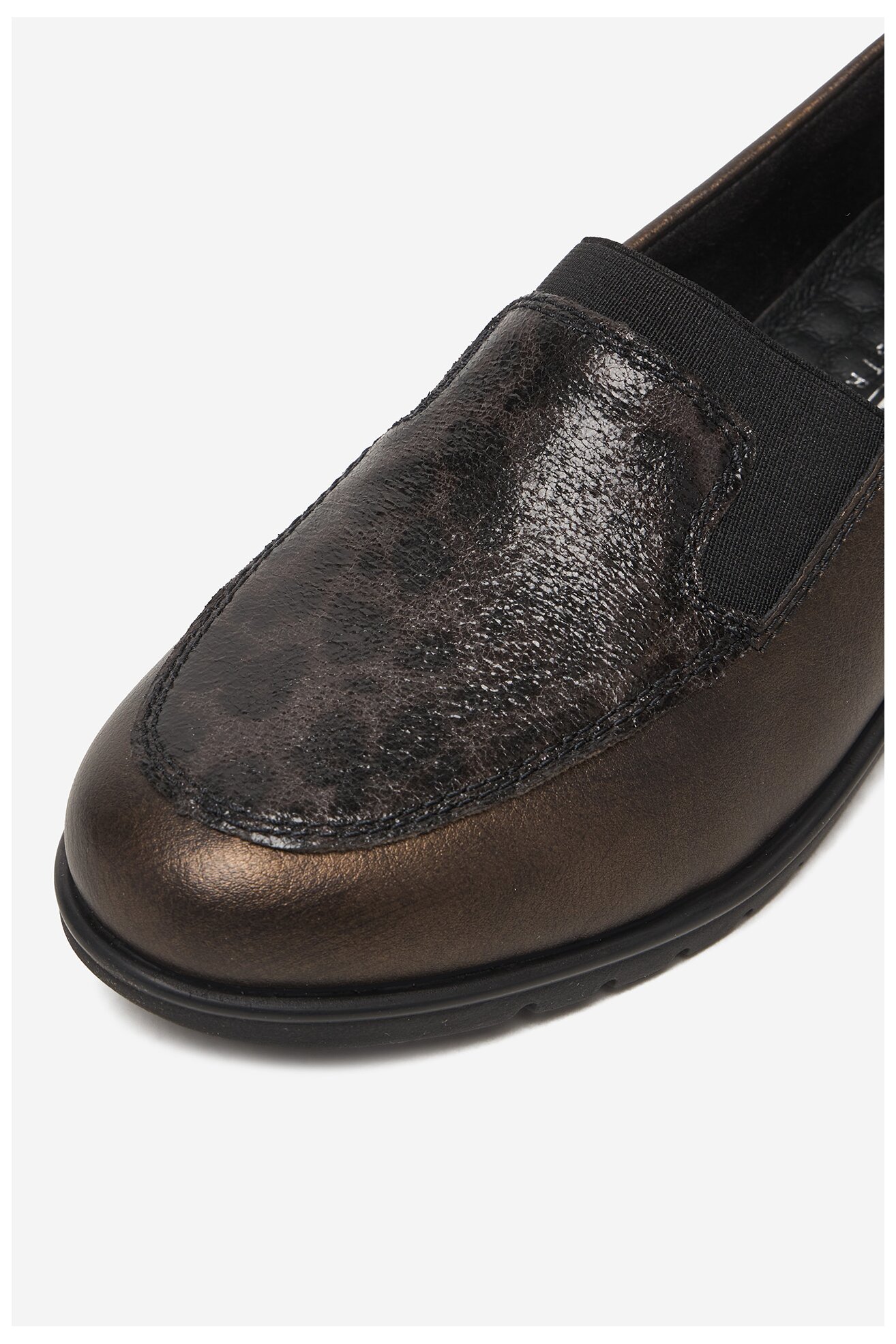 Półbuty Rieker CEO-L5351-90 Stare złoto