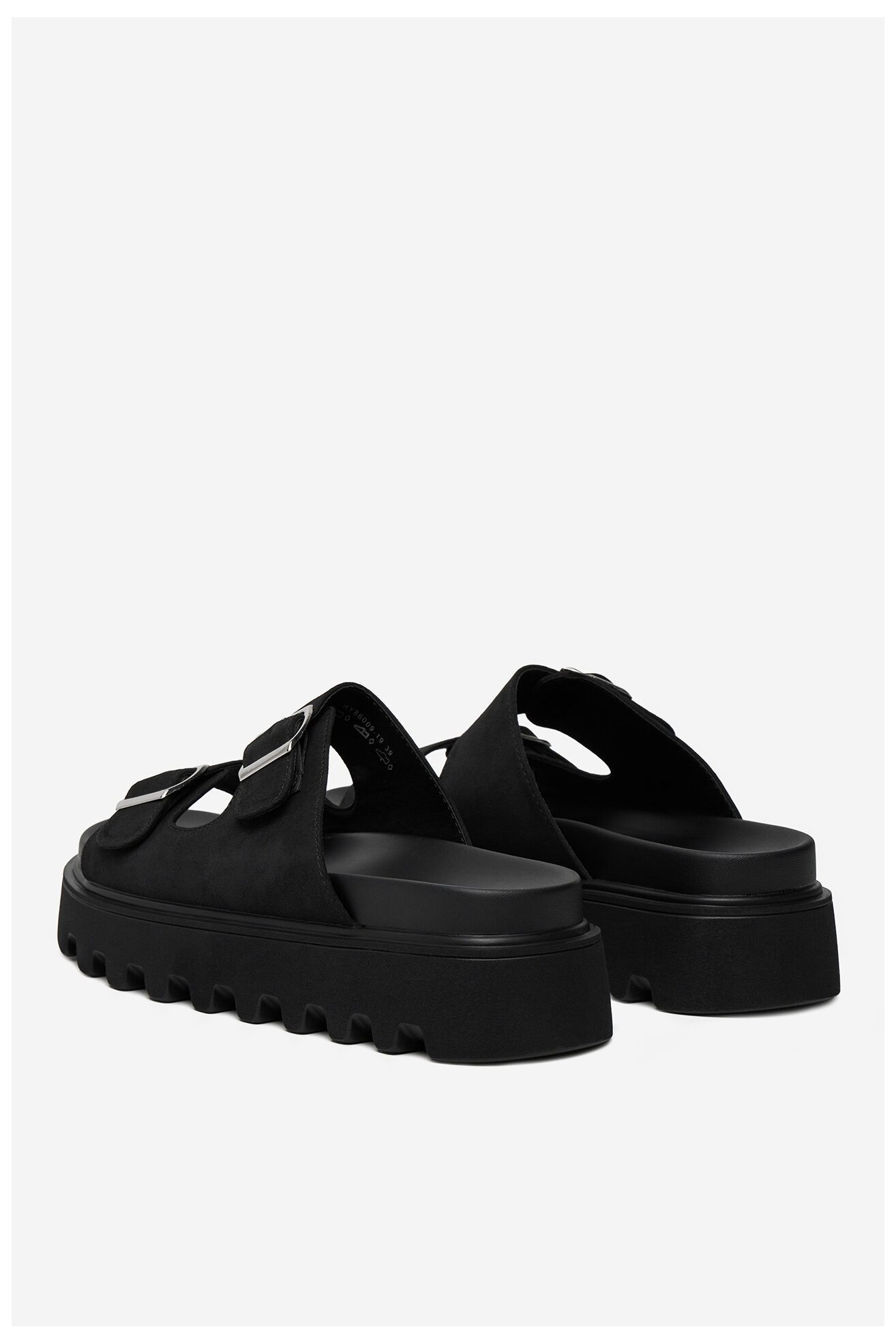 Klapki DeeZee HY86009-19 Czarny