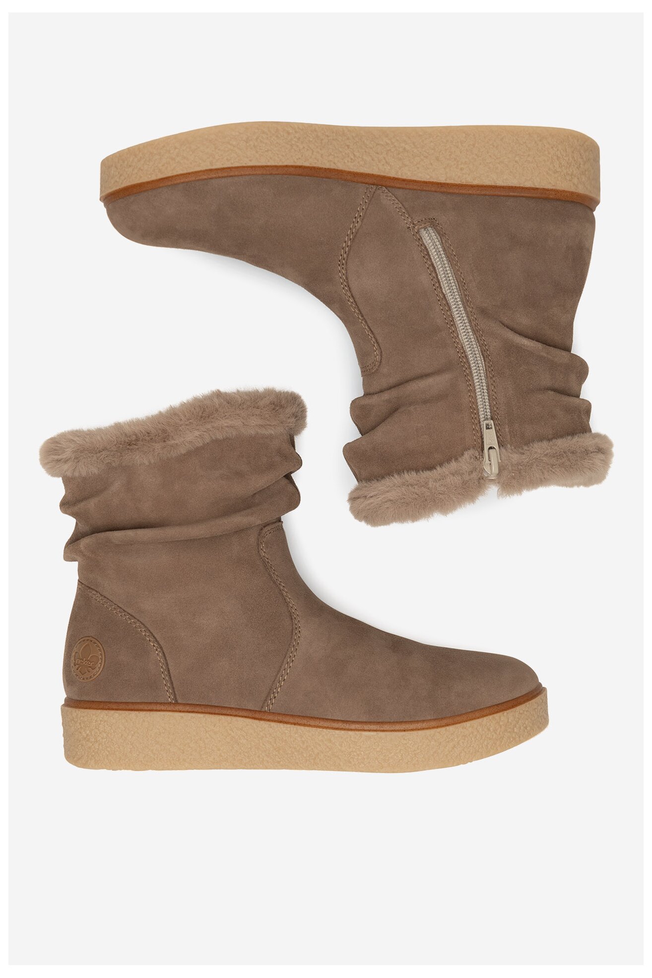 Botki Rieker Y0070-24 Brązowy