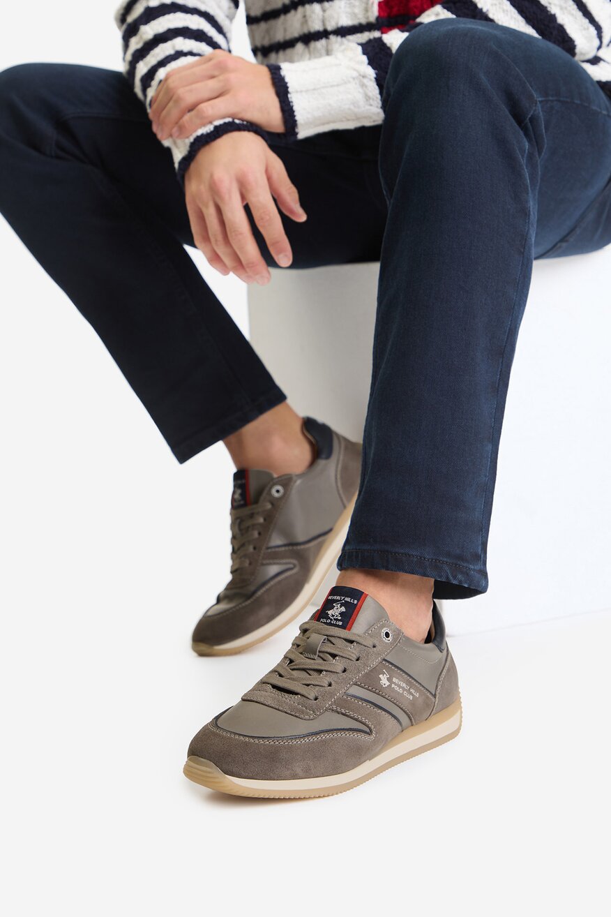 Beverly Hills Polo Club - Sneakersy skórzane - 5907964013600