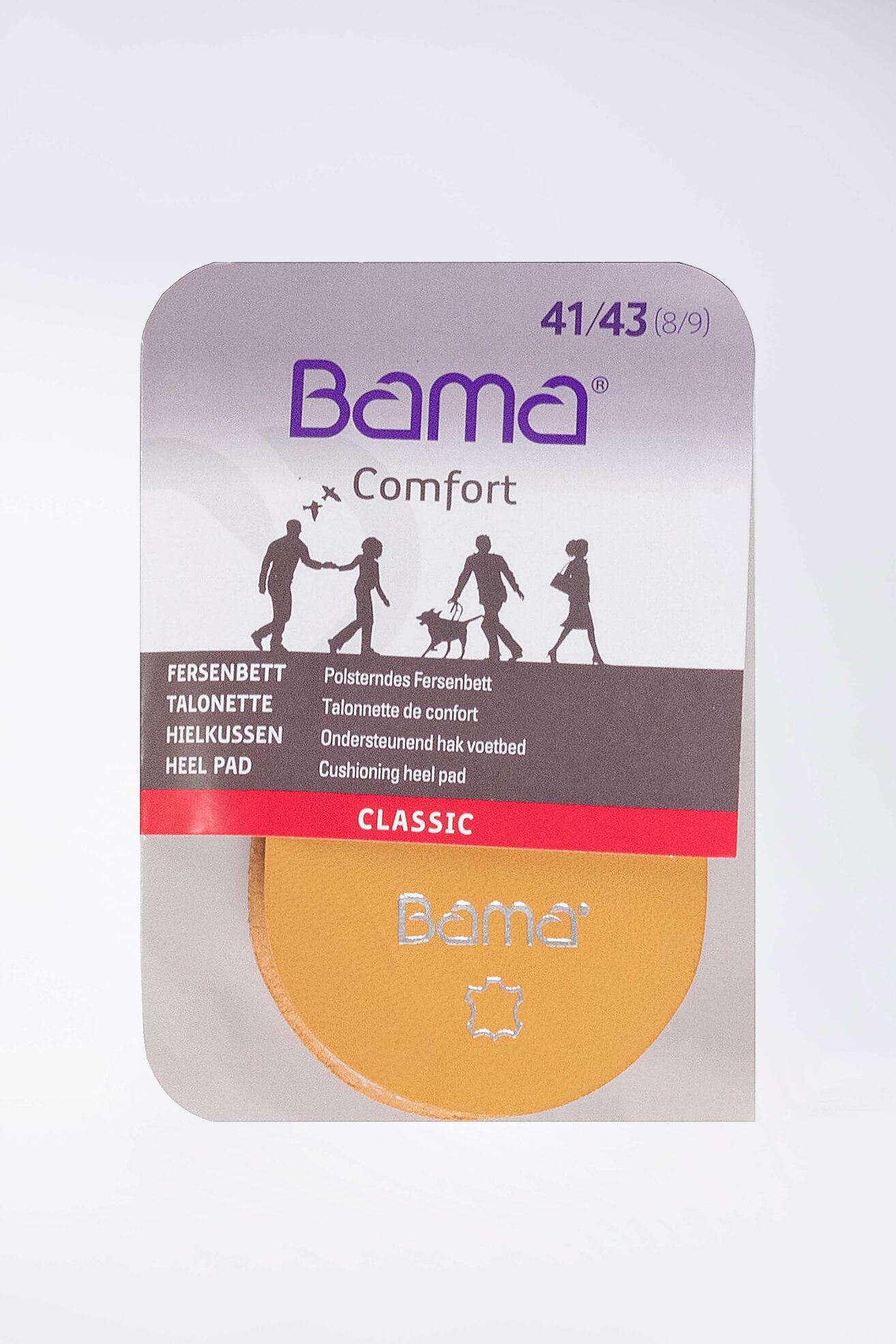 Wkładki do obuwia BAMA Podpiętka skóra Classic 41/43 -