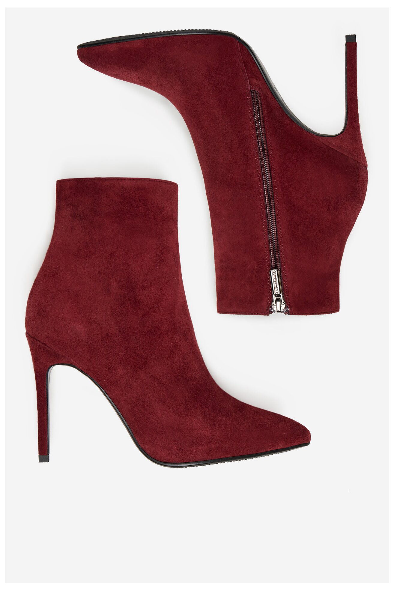 Botki EVA MINGE EO-ELAINA-E123-02B Bordowy